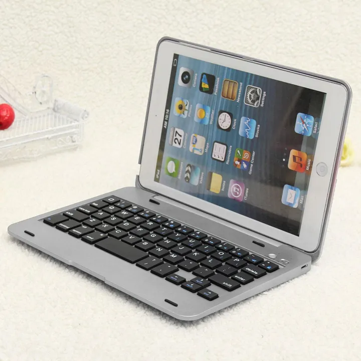 Wireless bluetooth Keyboard Case Tablet Stand Mini Laptop Cover Holder Office School Outdoor For
