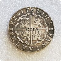 【YD】 1762 Spain 8 Reales - III Copy commemorative coin