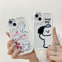 ??น่ารัก 3D เคสโทรศัพท์มือถือ แบบนิ่ม ลายการ์ตูนมอนสเตอร์ สำหรับ Iphone 11 Pro Max 12 13 14 Pro XS Max X XR 14 7 8 6 6s Plus SE 2020 2022 11Pro 12pro 13pro 14pro Max ชัดเจน กรณี