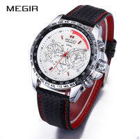 MEGIR Men‘s Quartz Watches Top Luxury nd Male Clock Military Army Sports Wristwatches Leather Business Men Quality Watch