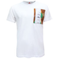 เสื้อยืด รุ่น 222 BANDA GLENN GRAPHIK White-Green Grass-Orange