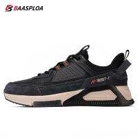 Baasploa 2022 New Men Leather Sneaker Waterproof Walking Shoes Fashion Casual Shoes Non-Slip Wear-Resistant Male Sport Shoe