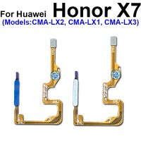 Fingerpoint Power Button เซนเซอร์ Flex Cable สําหรับ Huawei Honor X7 LX1 LX2 LX3 On OFF Touch Key FingerPoint Sensor Flex Ribbon Parts