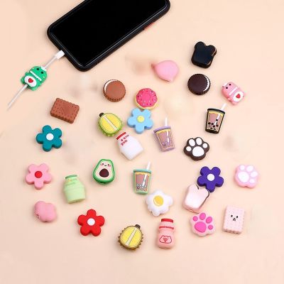 【CW】 Cartoon Cable Protector USB Charging Cord Holder Earphone Cover