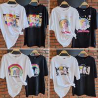 Fashion (แจกโค๊ดลด 20บ.)SALEเสื้อยืดOversize ลายการ์ตูนDisney พร้อมส่ง ใส่สบายเนื้อผ้าCotton100% Tee