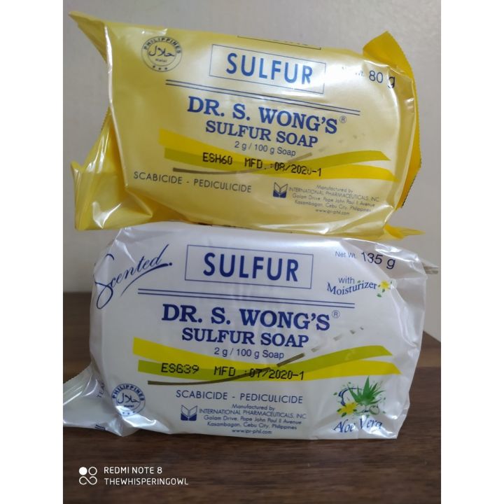 Soap Dr S Wongs Wong Sulfur Soap Scented With Moisturizer Aloe Vera 80g 135g Lazada Ph 8569