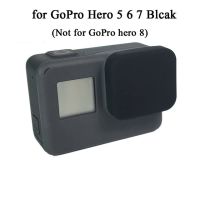 ตัวป้องกันกรอบเคสกระจกเทมเปอร์สำหรับ Go Pro Gopro Hero 5 6 7 8 Hero8/7 Blcak หมวกเลนส์กล้องถ่ายรูปหน้าจอ Lcd ฟิล์มป้องกัน