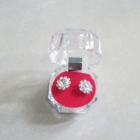 Fashion New Jewelry Box Wholesale Plastic Octagonal Transparent Box Beautiful Earrings Earrings Ring Ring Jewelry Box