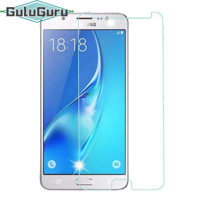 [2-Pack] กาวสำหรับ Samsung Galaxy C5 C7 C8 C9 Pro On5 On7 Prime On8 Screen Protector กระจกนิรภัยฟิล์ม Ultra Thin Guard, 9H ความแข็ง,ส่งแสง99.9%,Scratch Proof,ป้องกันการระเบิดปราศจากฟองติดตั้งง่าย
