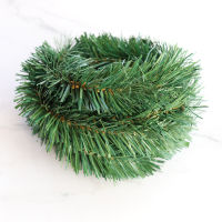 【cw】Simulated Plant Christmas Tree Wreath Wall Decorative Grass Strip Simulated Pine Needle PVC Decorative Pine Needle Strip ！