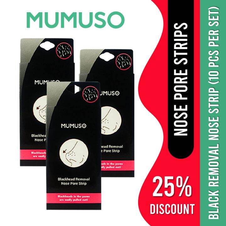 MUMUSO BUNDLE BLACKHEAD REMOVAL NOSE PORE STRIPS Lazada PH