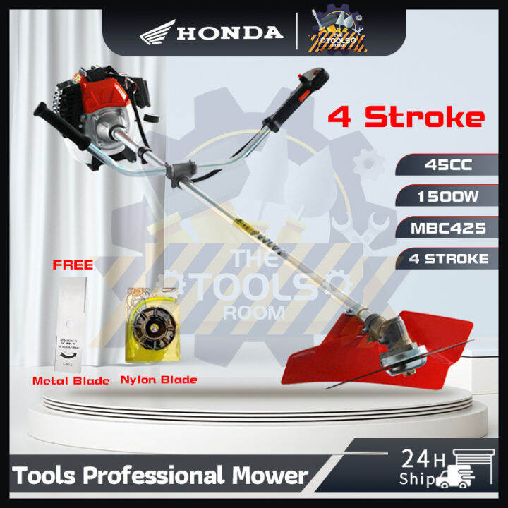 HONDA Grass Trimmer 4 Stroke Brush cutter Tiller attachment with Big ...