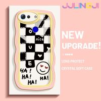 Jlingji เคสสำหรับ Honor V20 V30 Pro เคสสีดำสีขาวสี่เหลี่ยมลายคลื่นโคโลเวอร์ TPU ใสนุ่มเคสมือถือกันกระแทกทนต่อการสึกหรอซิลิกาเจลฝาครอบป้องกัน