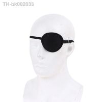 ❦☈✻ Pirate Eye Patch Unisex Black Single Eye Patch Eyepatch One Eye Washable Adjustable Concave Eye Patch Kid Pirate Cosplay Costume