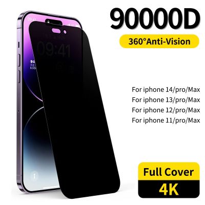 360° Privacy Screen Protector For iPhone 14 PRO MAX Anti-Spy Glass On iPhone 13 12 11 XS Max XR SE2022 Tempered Glass Full Cover