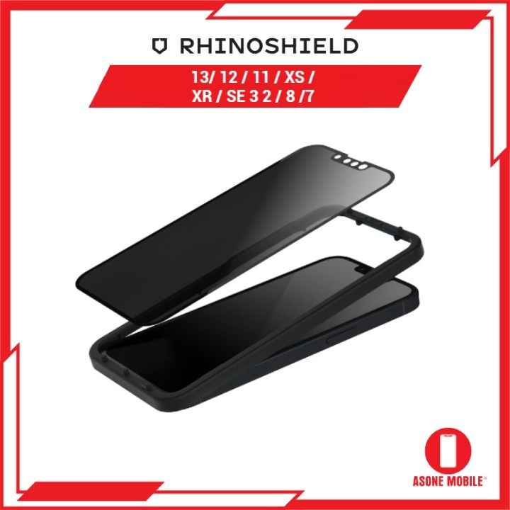 RhinoShield Screen Protector Compatible with [iPhone 13 mini] | 9H 3D  Curved Edge to Edge Tempered Glass - Full Coverage Clear and Scratch  Resistant