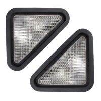 1Pair Skid Steer Loader LED Headlight Lamp Assembly for Bobcat S100 S130 S150 S160 S175 S185 S205 6718042,6718043