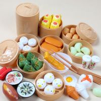 ¤○▥ Simulation Breakfast Kids Pretend Play Kitchen Toys Miniature Chinese Food Western Food Children Educational Toys