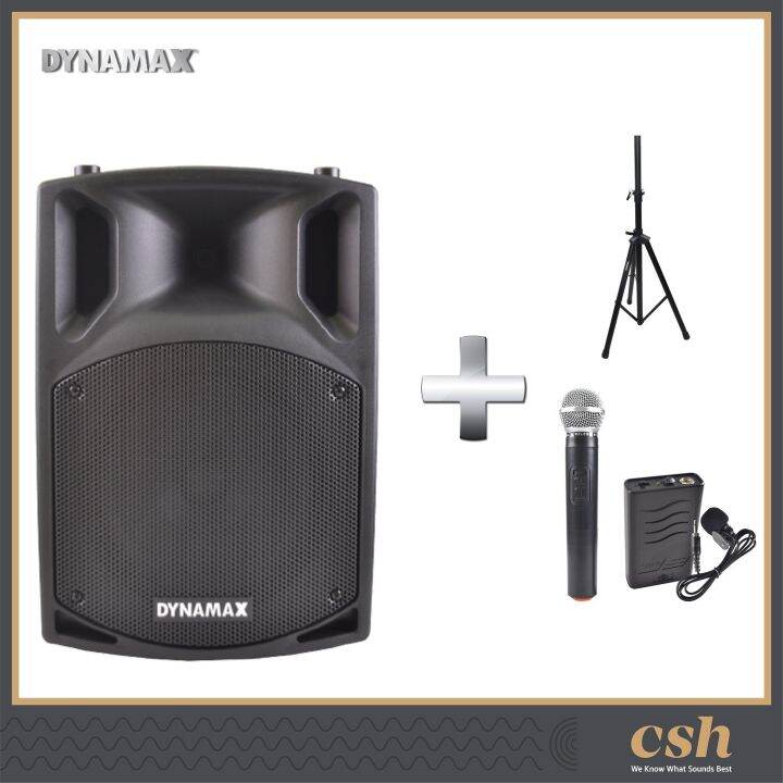 (MCMC Approval) DYNAMAX PRO115 15" Bluetooth Portable PA System with 2