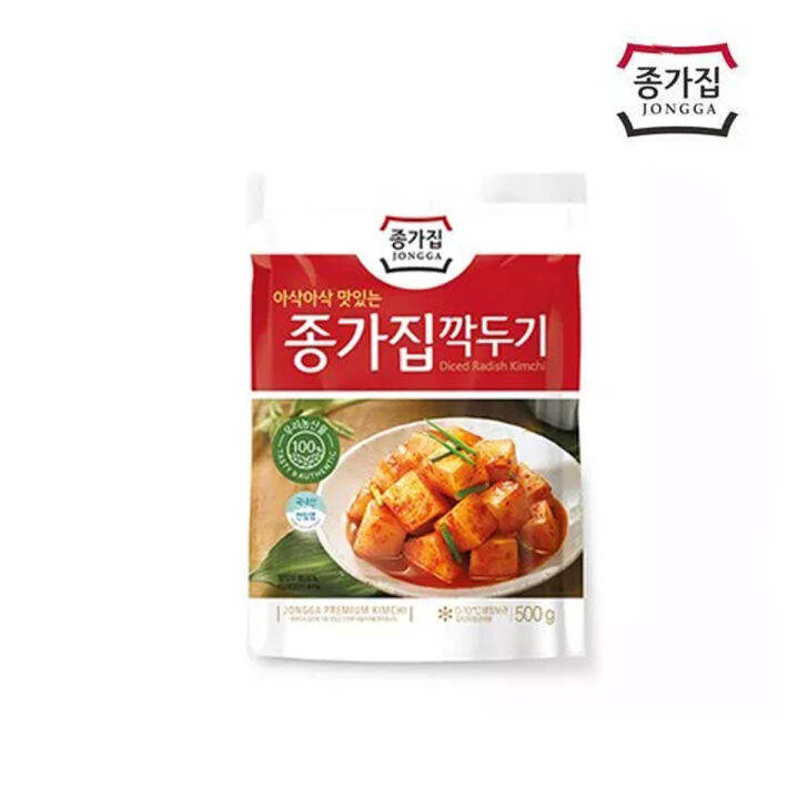 [JONGGA] Radish Kimchi 500g 종가집 깍두기 500g Korean Kimchi Lazada