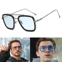 ☋ↂஐ High Quality Iron Man Tony Stark Fishing Sunglasses Square Outdoor Sport Fishing Glasses Men Spider Eyewear Sports Sun Glasses