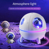 Astronaut Night Light Led USB Lamp Starry Sky RGB Mood Light Room Decoration Bedroom Gift Astronauta Space Capsule Humidifier Night Lights