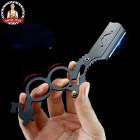 Men S Beard Razor Barber Shaving Double-Finger Salon Beauty Hair Remove Tools