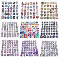 ▲۞ Wholesale 5pcs/lot 18mm Snap Jewelry Mix Many Styles 18mm Metal Snap buttons Silver Color buttons Rhinestone Snaps Jewelry