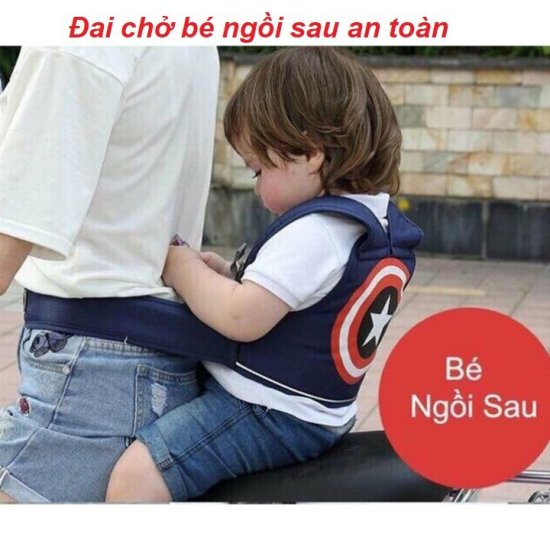 Đai an toàn cho bé ngồi xe máy - đai đi xe máy cho em bé - cbs431-491 - ảnh sản phẩm 1