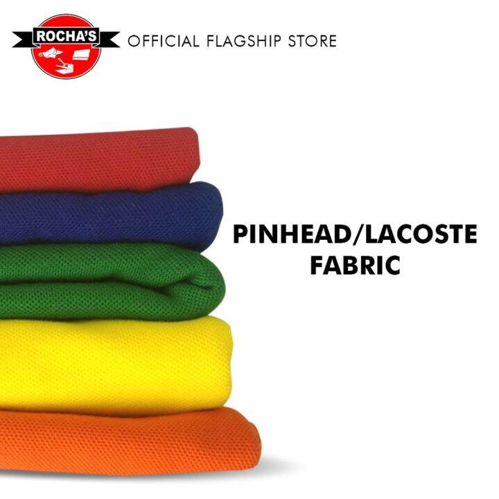 【READY STOCK】 ROCHA'S PINHEAD LACOSTE FABRIC Lazada PH