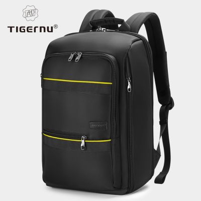 Tigernu กระเป๋าเป้ สะพายหลัง กันขโมย RFID สำหรับนักธุรกิจ 15.6 นิ้ว ใหม่ 3966