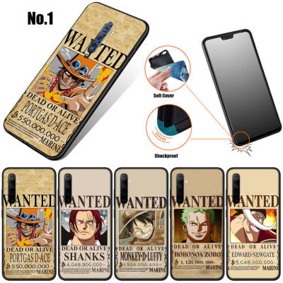 93GNN One Piece Wanted อ่อนนุ่ม High Quality ซิลิโคน TPU Phone เคสโทรศัพท์ ปก หรับ Realme XT X2 A5 2 3 5 5S 5i 6 6i 7 7i 8 8S 8i 9 9i Pro Plus X Lite