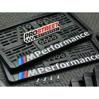 กรอบป้ายทะเบียน กรอบป้าย ตรงรุ่น BMW M Performance ตัวอักษร ตัวนูนสวย ตามรุ่น พลาสติก ABS วัสดุ เหนียว แข็งแรง ทนทาน