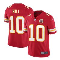 ❈✔✢ NFL Kansas City Chiefs Football Uniform 10 Hill Embroidered Jersey