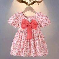 2023 New Girls Clothes Floral Baby Girls Summer Dress  by Hs2023