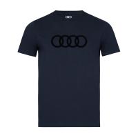 เสื้อยืด Audi T-Shirt Rings, Mens , Dark blue