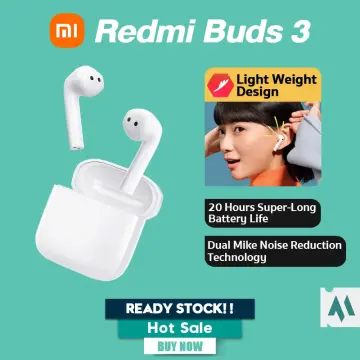 Xiaomi True Wireless Earbuds Redmi Buds 3 Lite, Bluetooth 5.2, in-Ear  Headphones with Mic, IP54 Water-Resistance, Sweatproof, True Wireless  Earbuds