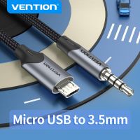 Vention Micro USB to Jack 3.5mm Aux Headphone 3.5 Audio Cable Adapter for Honor HTC  Android phone V8 audio Connector Cables