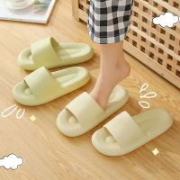 ฤดูร้อนใหม่คู่ห้องนอนสไลด์สุภาพสตรี Flip Flops รองเท้าแตะด้านล่างหนา Eva Cloud รองเท้าแตะผู้ชายผู้หญิงนุ่มบ้านรองเท้าแตะกลางแจ้ง