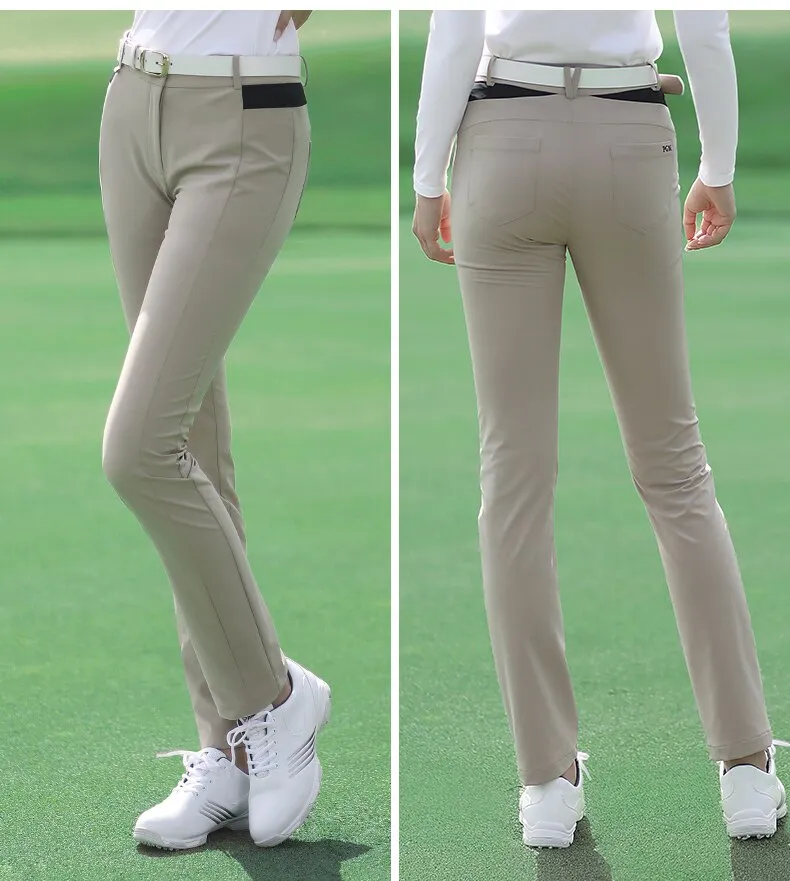 New Womens Pants Long Tennis Clothing Slim Comfortable Golf Pants
