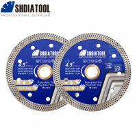 SHDIATOOL 2Pcs 115Mm 4.5 "Diamond Superthin Mesh Saw Blade Granite Marble Cutting Disc Porcelain Tile Ceramic Angle Grinder