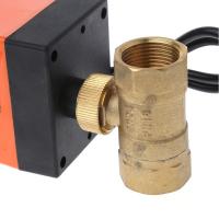 Electric Motorized Brass Ball Valve DN25 AC 220V 2 Way 3-Wire with Actuator