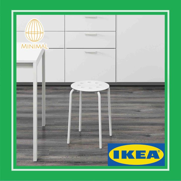 คุ้มสุด-ๆ-เก้าอี้-เก้าอี้สตูล-marius-มาริอุส-ขาว45-ซม-อิเกีย-ikea-ราคาคุ้มค่าที่สุด-เก้าอี้-สนาม-เก้าอี้-ทํา-งาน-เก้าอี้-ไม้-เก้าอี้-พลาสติก