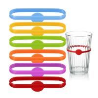 Pcs Silicone Red Wine Glass Marker Charm Drinking Glass Identification Cup Labels Strip Drink Tag Signs For Party Bar Wine Tools