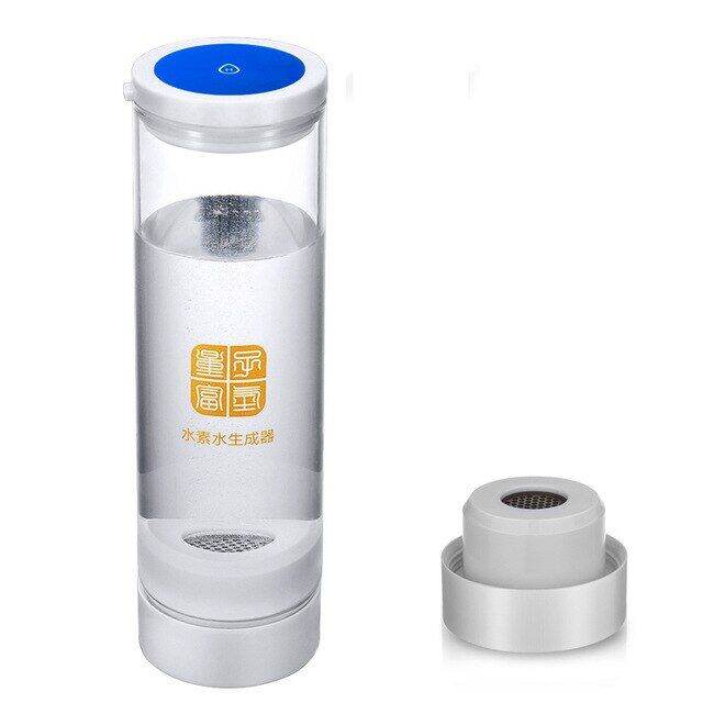 Quantum Hydrogen Rich Generator Glass Water Bottle Anti-Aging Alkaline ...