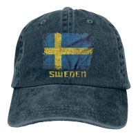 ใหม่ หมวกแก๊ป ผ้าฝ้ายแท้ ลายโลโก้ Sweden Pride Sweden Sweden Flag Swedish Heritage XQ sd