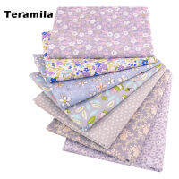 Teramila นุ่มสบายการออกแบบการพิมพ์ดอกไม้ Centimers ผ้าฝ้ายวัสดุ Quilting Patchwrok Twill Fat Quarter Tecido