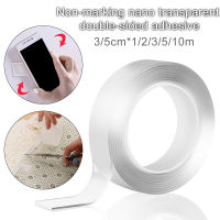 1/2/3M Double Sided Tape Multi Purpose Traceless Adhesive Tape Washable Self Adhesive Transparent Tapes Glue