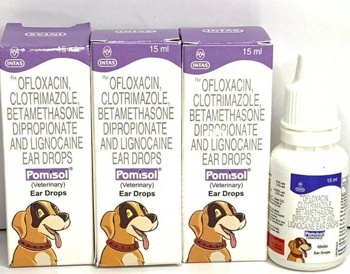 [SOUTH VET] 15ml Pomisol Ear Drops for Dogs/ Papatak sa tenga ng