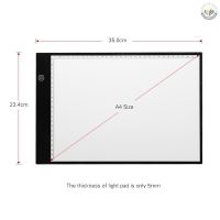 ✔IN STOCK A4 LED Light Tracer Ultra-thin USB Powered Tracing Light Pad Board 3 Level Adjustable Brightness for Artists Kids Drawing Sketching Animation X-ray Viewing